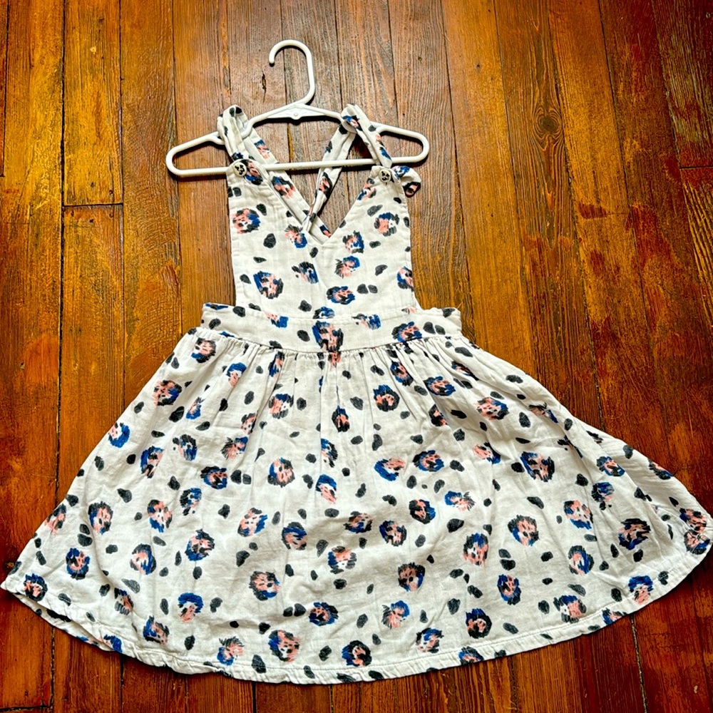 Noe & Zoe Berlin Abstract Print Apron Dress